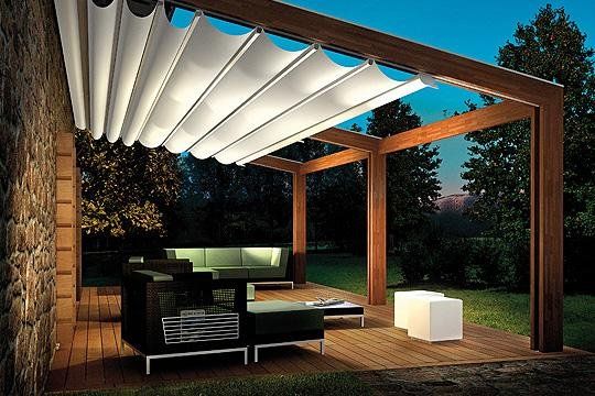 WIRE CANOPY RETRACTABLE AWNING