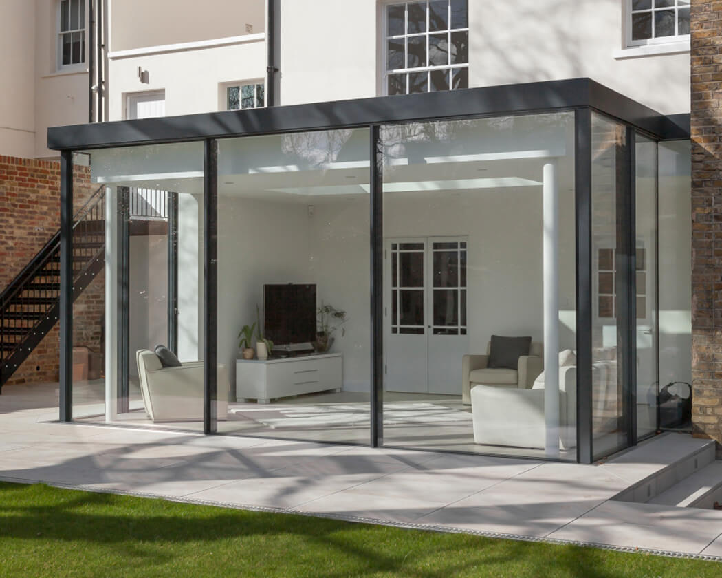 GLASS EXTENSIONS-CONSERVATORIES-GLASS ROOMS-SUNROOMS