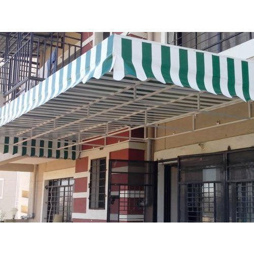 STATIONARY CANOPY-RETRACTABLE AWNING-FREESTANDING SHADE AWNING