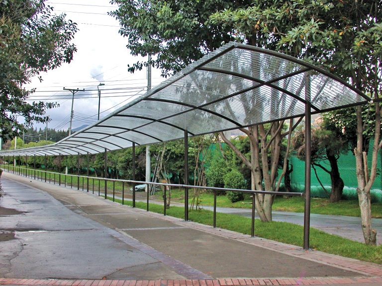 WATERPROOF WALKWAY CANOPY COVER FOR HOSPITALS-SCHOOLS-COLLEGES-UNIVERSITIES-CORPORATE OFFICES-FACTORIES - SBF DECOR COMPANY