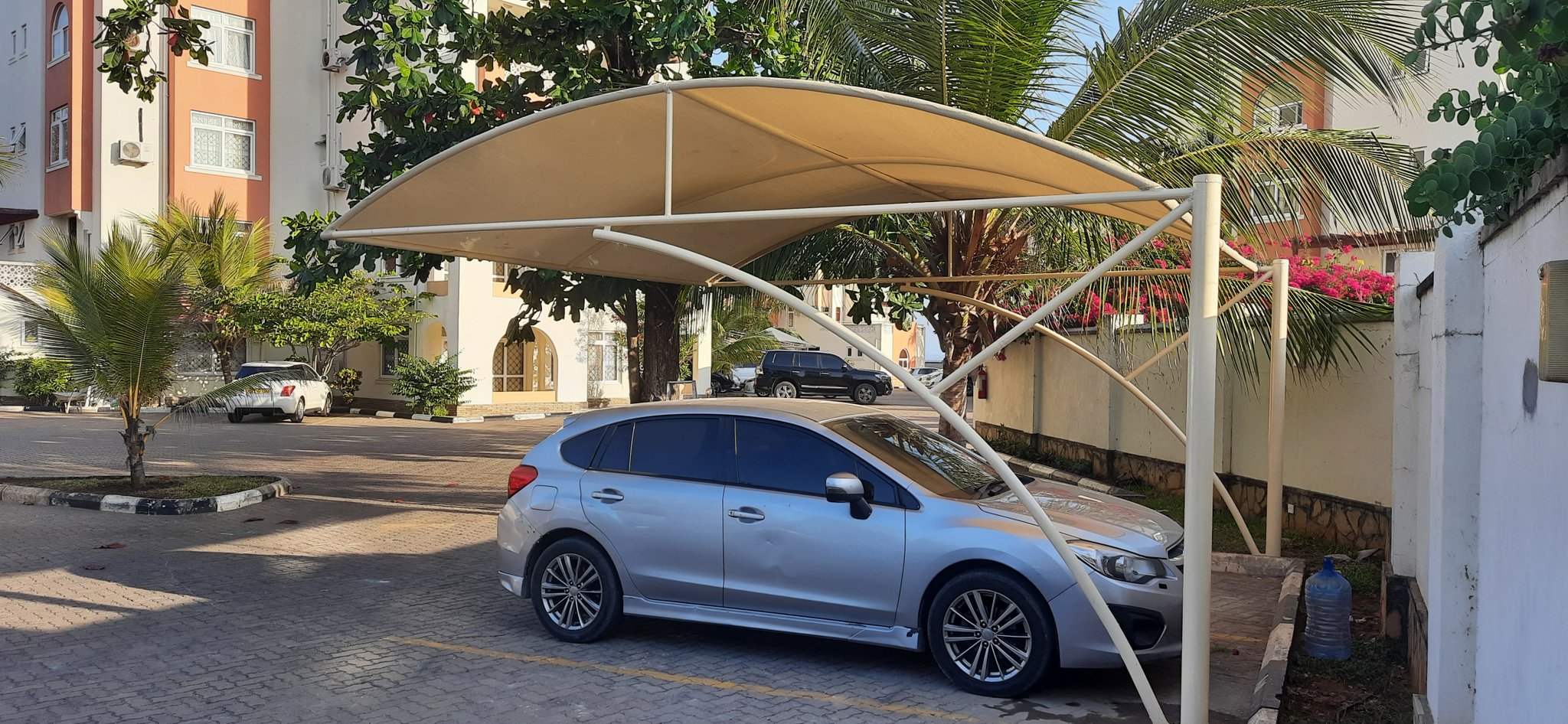 Car Shade-Carport-Parking Shade-Waterproof Shade-Shadenet Canopy-Sun Shade-Car Wash Shade