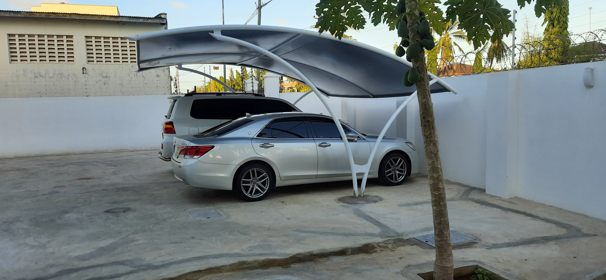 Car Shade-Carport-Parking Shade-Waterproof Shade-Shade net Canopy-Sun Shade-Car Wash Shade