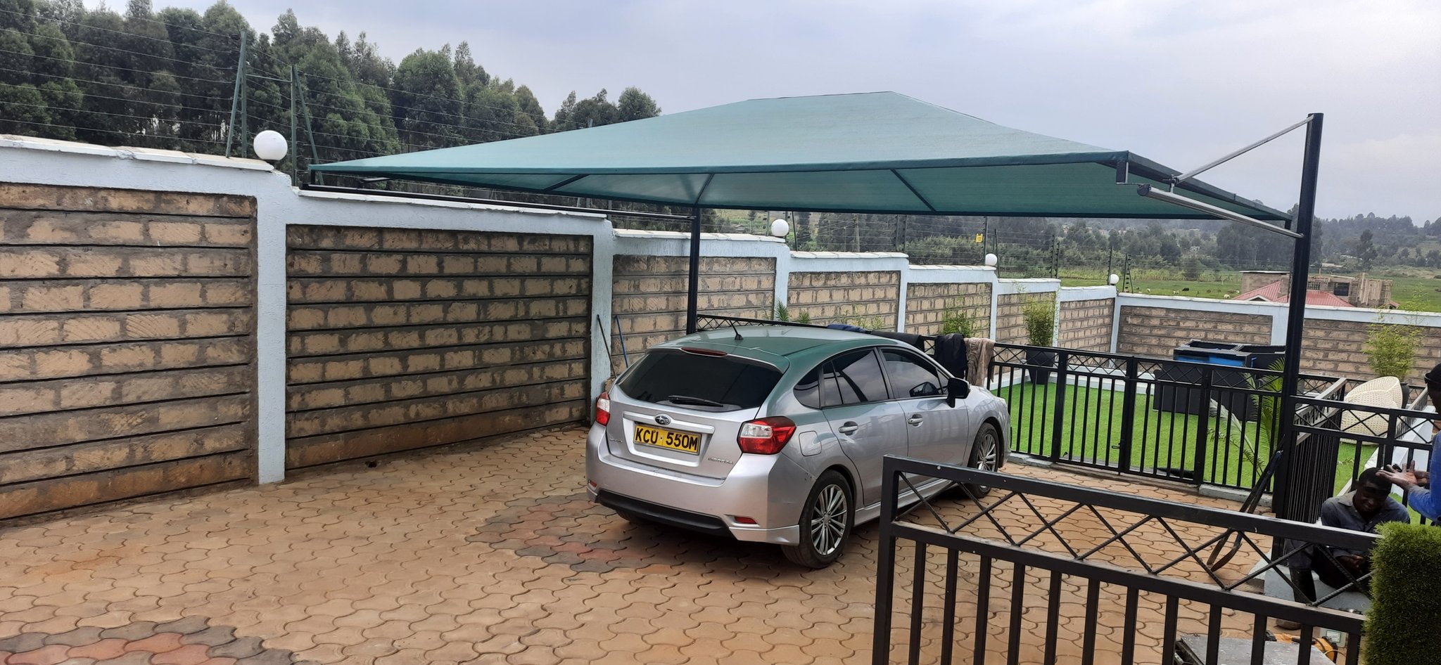 Car Shade-Carport-Cantilever Parking Shade-Car Canopy for Commercial and Residential Use-Vehicle Parking Shades for Offices, Homes, Schools, Hospitals, Churches, Factories, Restaurants, Hotels, Airports-Car Wash Shade