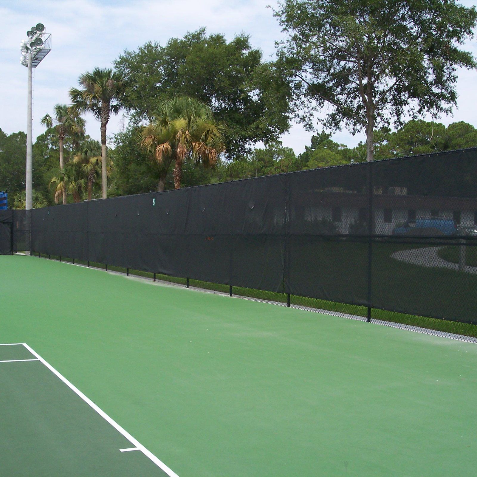 Privacy Screen-Wind Breaker-Barrier Shade Net-Perimeter Wall Privacy Fence-Privacy Nets for Basketball Courts, Tennis Courts, Volleyball Courts-Privacy Screen fence for Playgrounds
