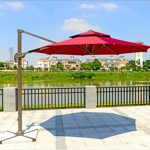 Garden Umbrella-Patio Umbrellas-Outdoor Umbrellas-Restaurant Umbrellas-Tilting Offset Cantilever Parasols