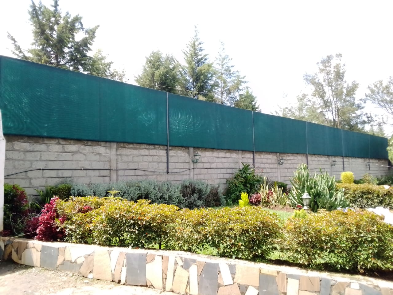 Privacy Screen-Perimeter Wall Shade Net Fence-Green Mesh Net-Wind Breaker