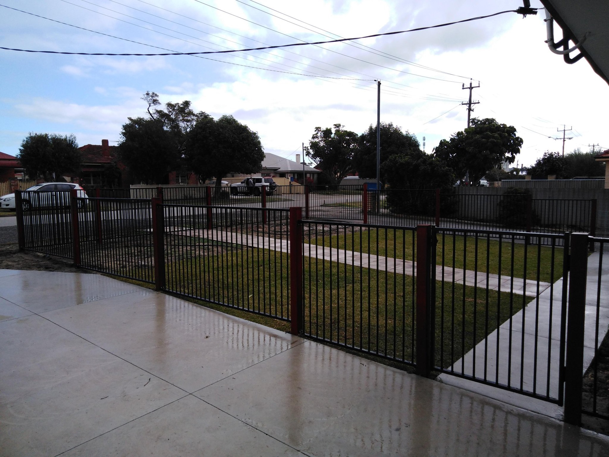 Metal Grill Fencing System For Commercial and Residential Spaces-Steel Fence-Iron Fence