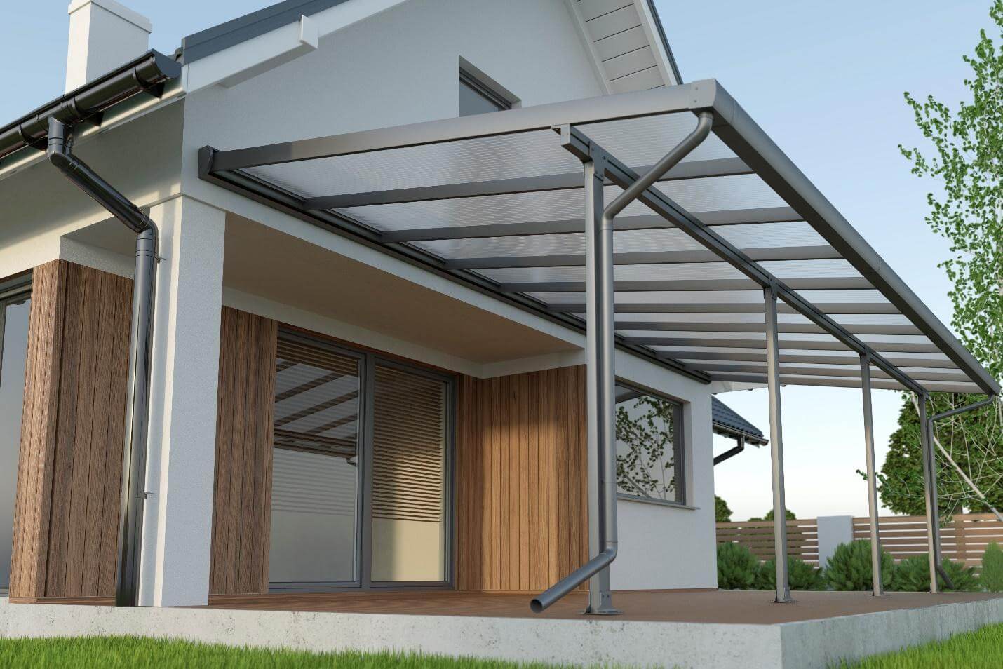 We supply and install Laminated Glass Canopies and Pergolas in Nairobi Kenya