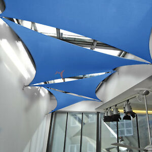 BLUE TRIANLE SHADE SAIL 1
