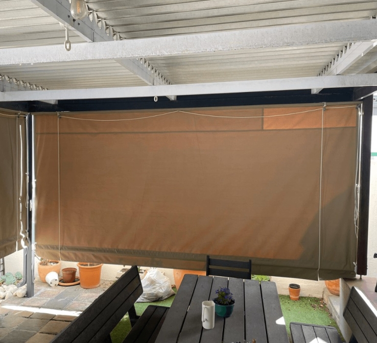 SBF EXTERIOR RIPSTOP CANVAS ROLLUP BLINDS 3