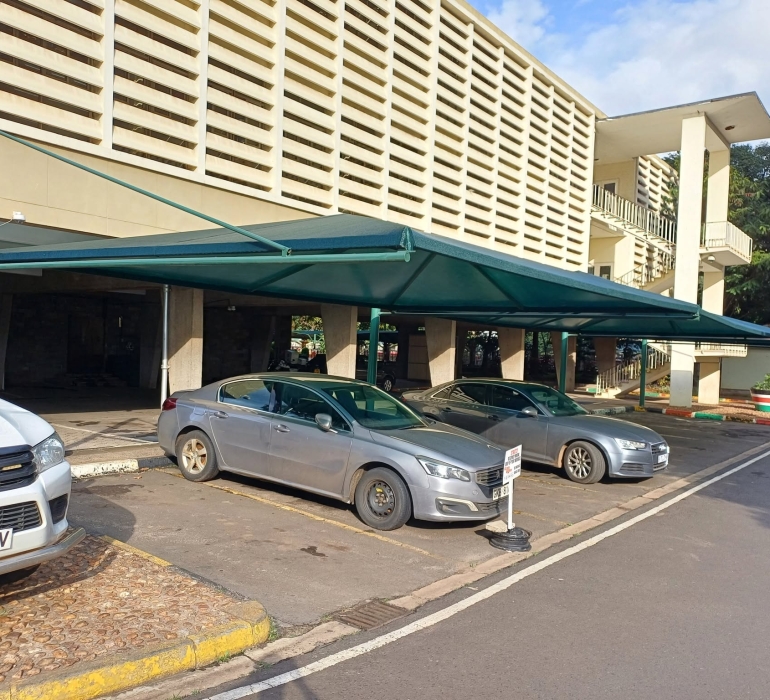 SBF GREEN CANTILEVER CAR SHADE 3