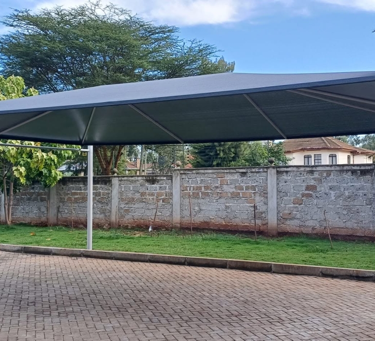 SBF GREY CANTILEVER CAR SHADE 1