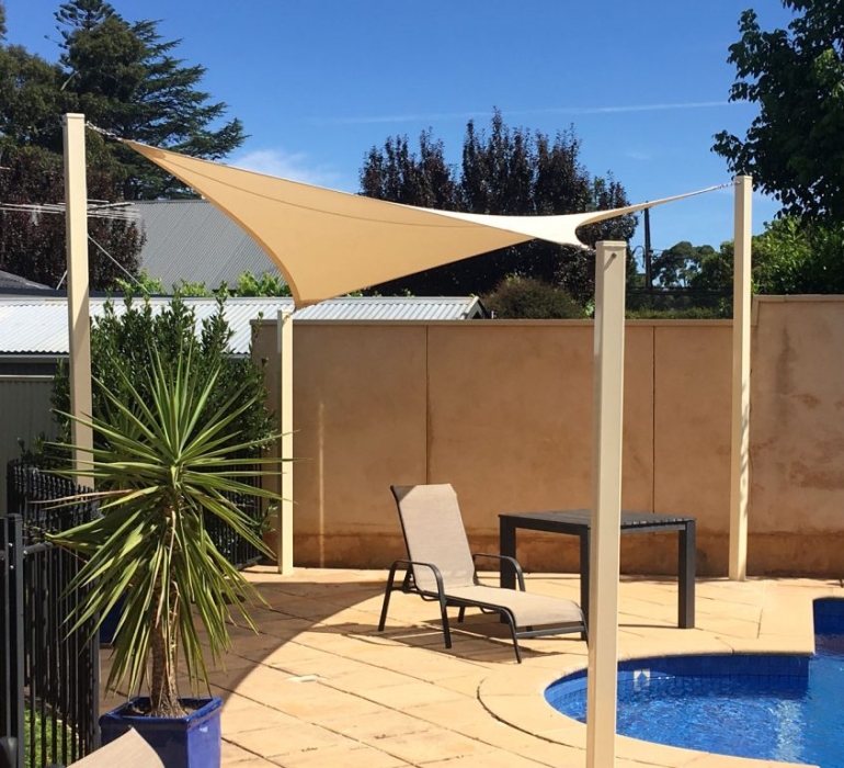 BEIGE SHADE SAIL SBF INTERIORS