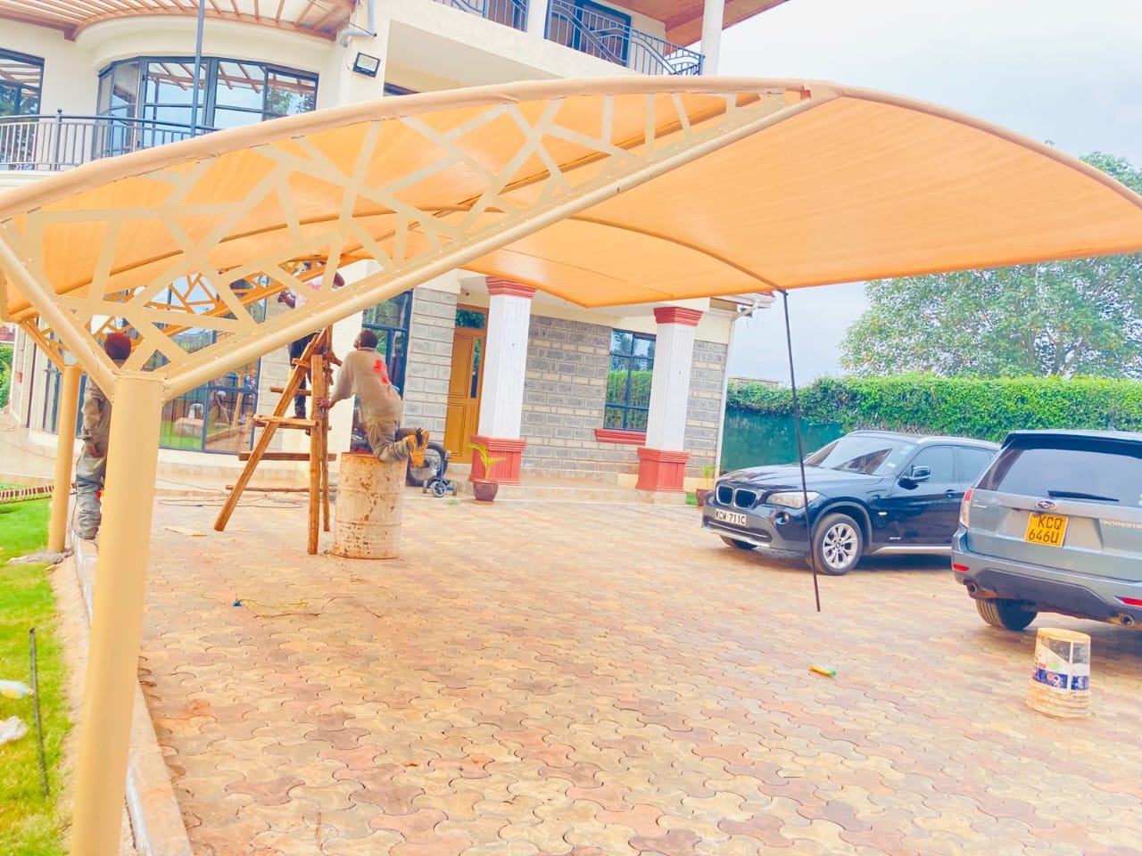 CANTILEVER CAR PARKING SHADE 07 SBF INTERIORS AND OUTDOOR SOLUTIONS LTD