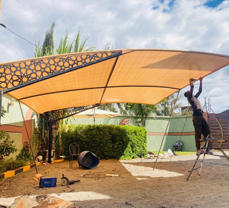 CANTILEVER CAR PARKING SHADE 12 SBF INTERIORS AND OUTDOOR SOLUTIONS LTD