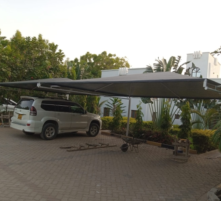 CANTILEVER CAR PARKING SHADE 18 SBF INTERIORS AND OUTDOOR SOLUTIONS LTD