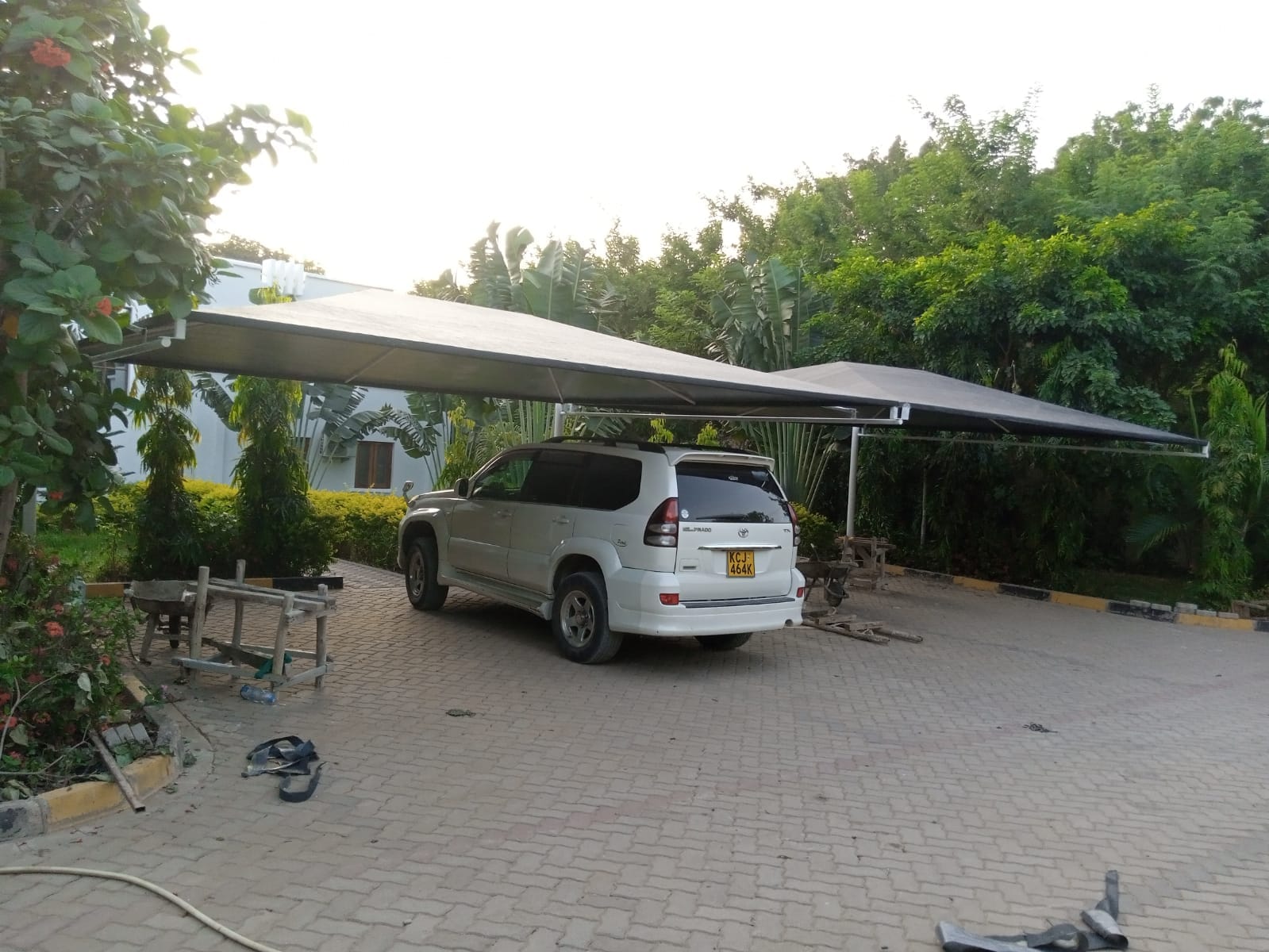 CANTILEVER CAR PARKING SHADE 18B SBF INTERIORS AND OUTDOOR SOLUTIONS LTD