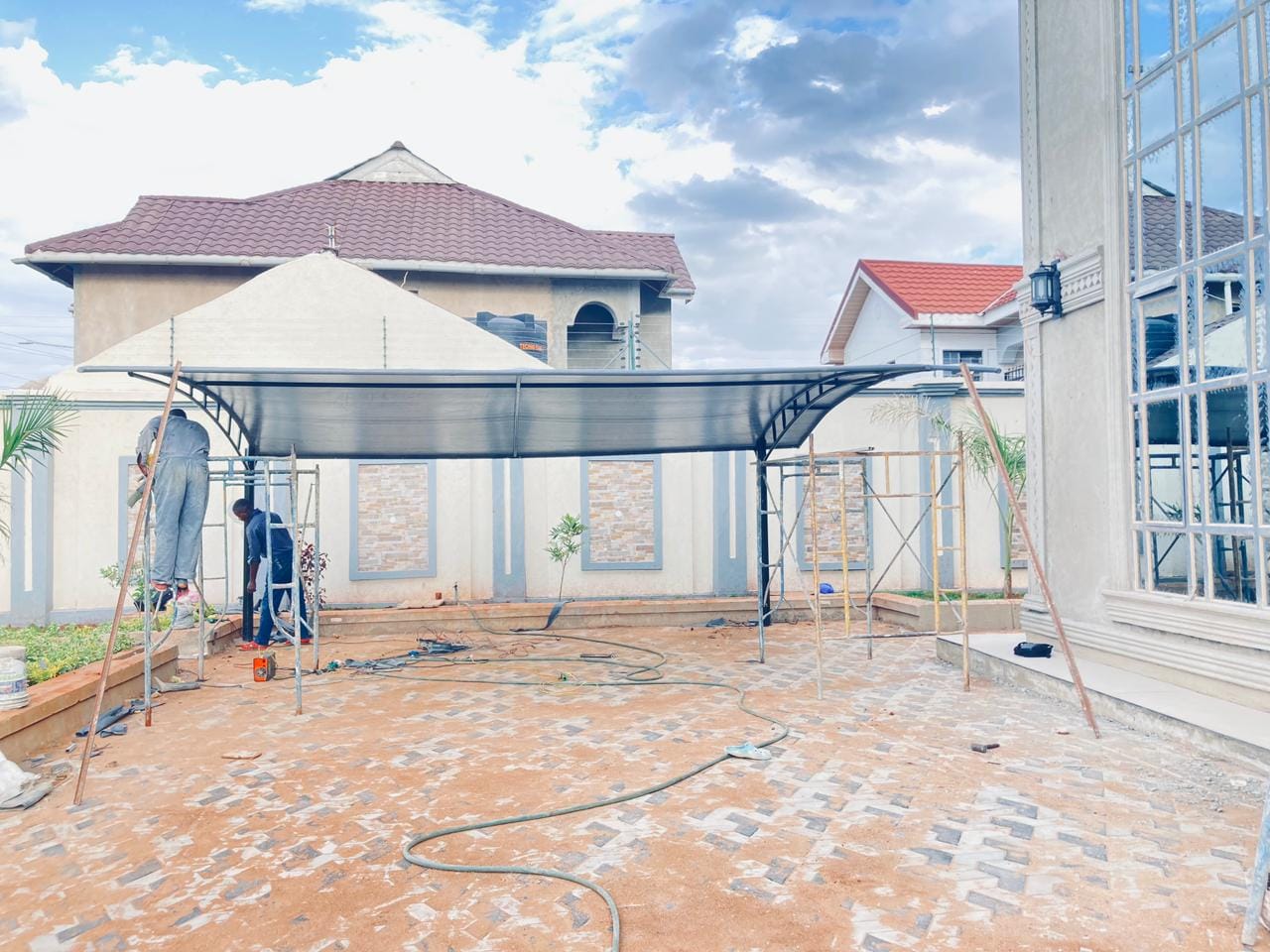 CAR PARKING SHADE 26A SBF INTERIORS AND OUTDOOR SOLUTIONS LTD