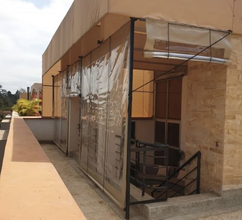PVC ROLL UP BLINDS