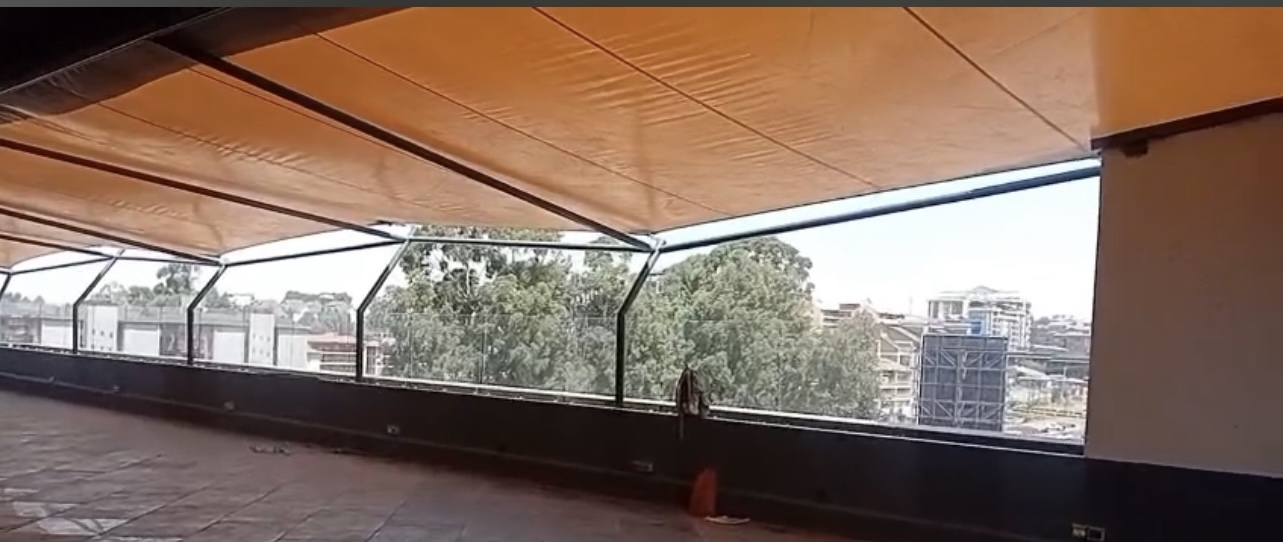 SBF BEIGE PVC SHADE SAIL