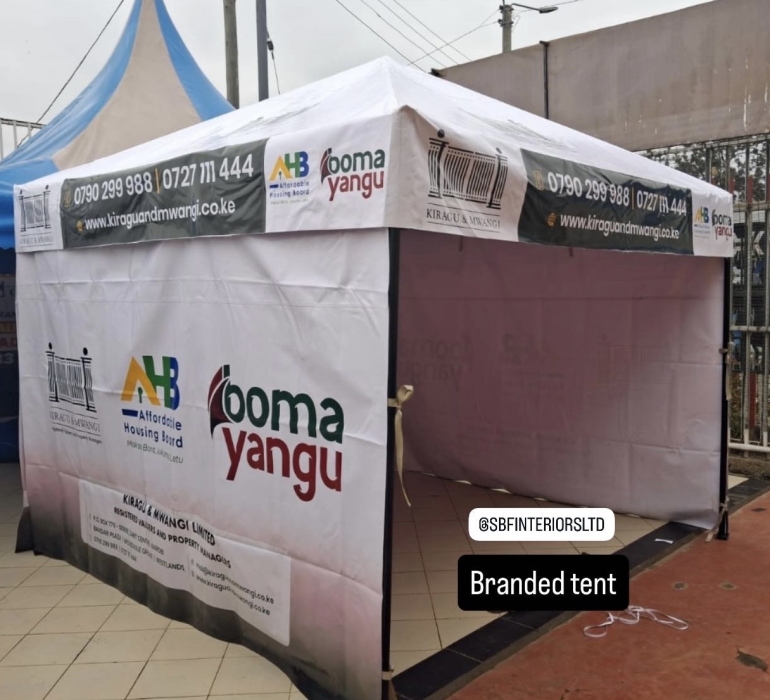SBF BRANDED GAZEBO TENT 2
