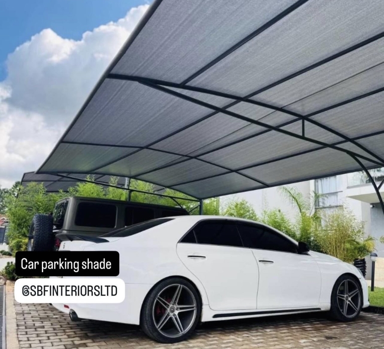 SBF GREY CANTILEVER CAR SHADE 1