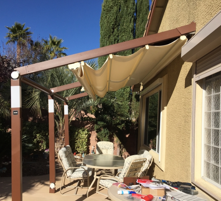 ADJUSTABLE RETRACTABLE AWNING 1 SBF INTERIORS AND OUTDOOR SOLUTIONS LIMITED