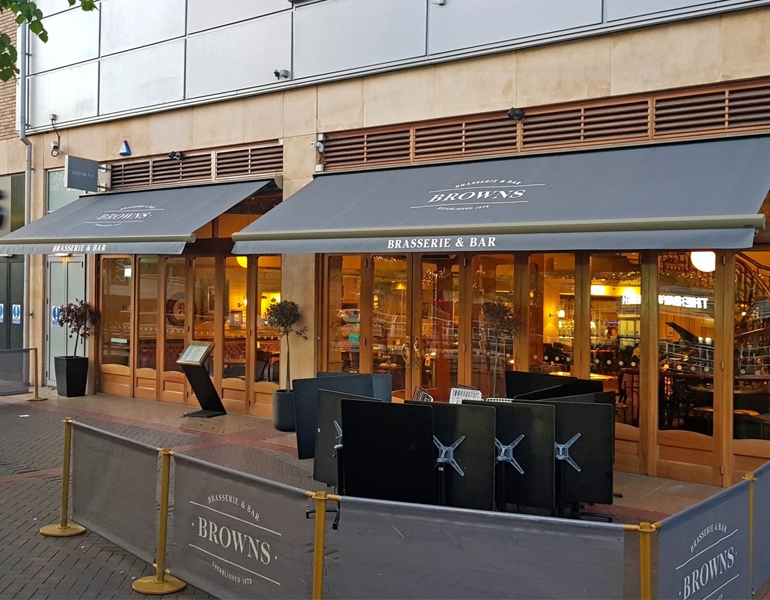 BRANDED AWNING SBF INTERIORS