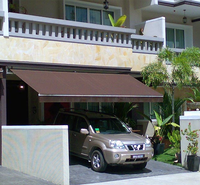 CARPORT RETRACTABLE AWNING SBF.1