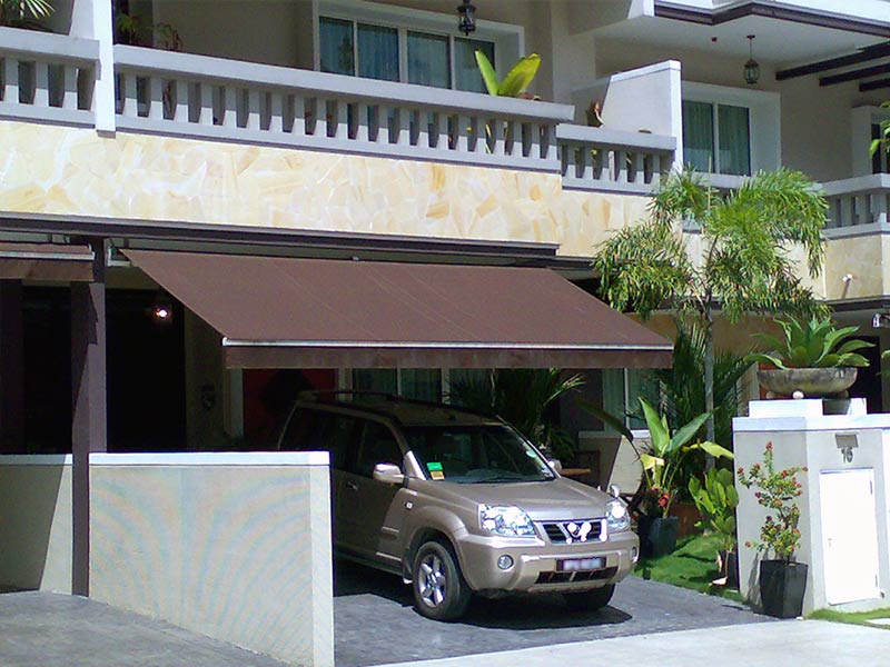 CARPORT RETRACTABLE AWNING SBF.1
