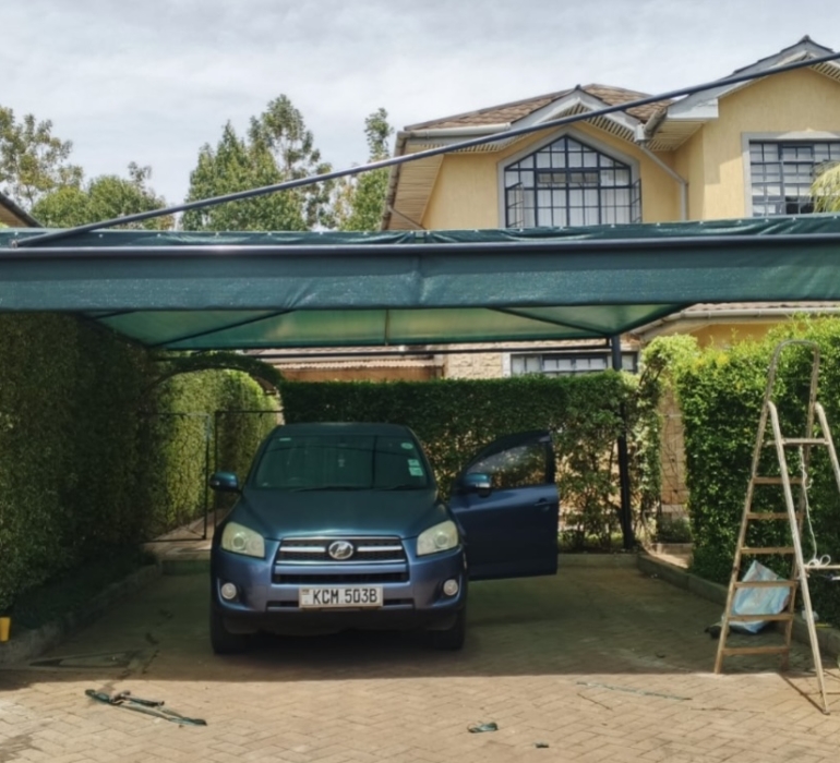 Carports and car park shades on Mombasa Road