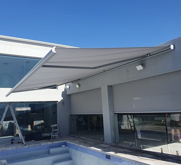 Designer retractable awnings SBF INTERIORS AND OUTDOOR SOLUTIONS LIMITED