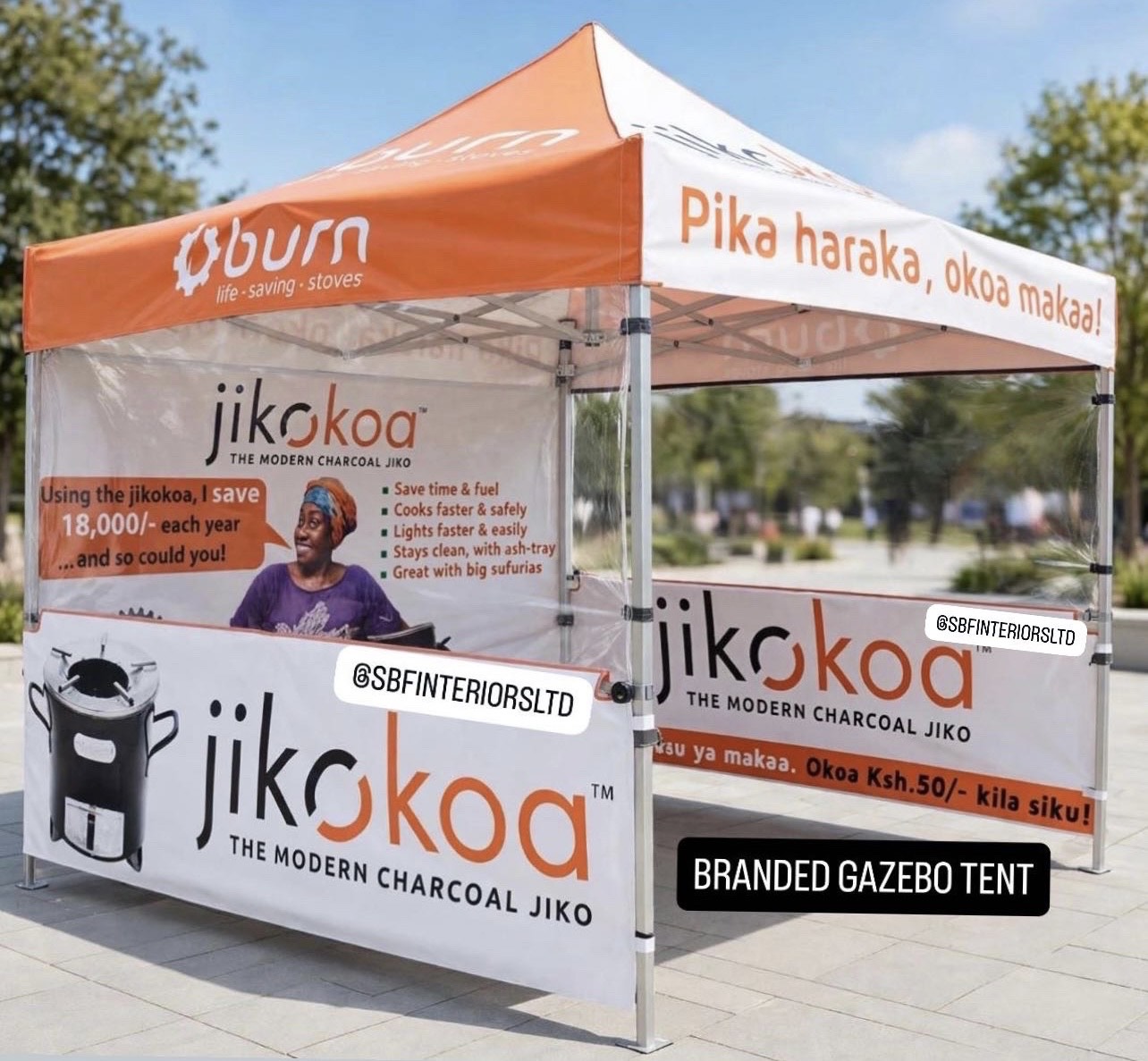 SBF BRANDED GAZEBO TENT