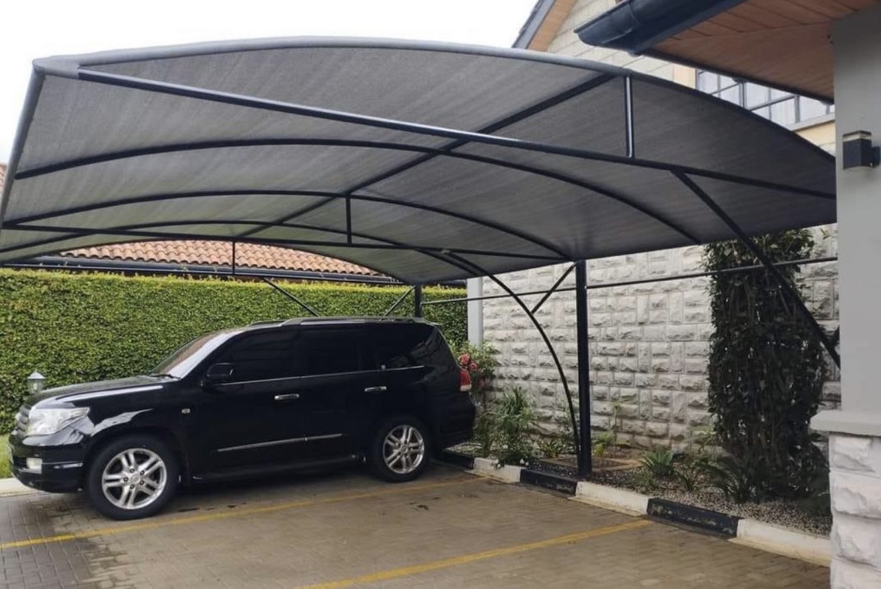 SBF GREY CAR PARKING SHADE 1