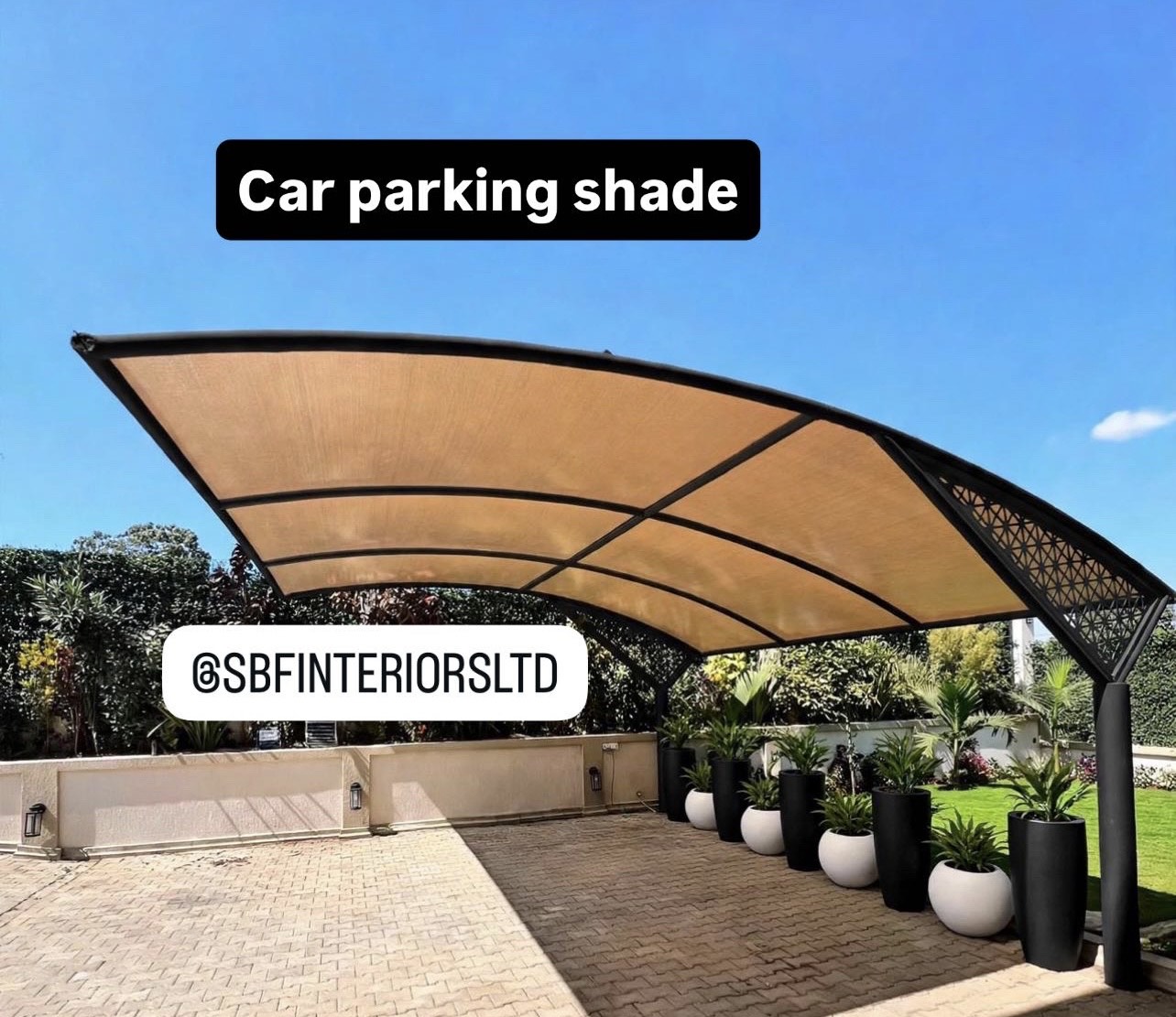 SBF WATERPROOF CAR PARKING SHADE A6